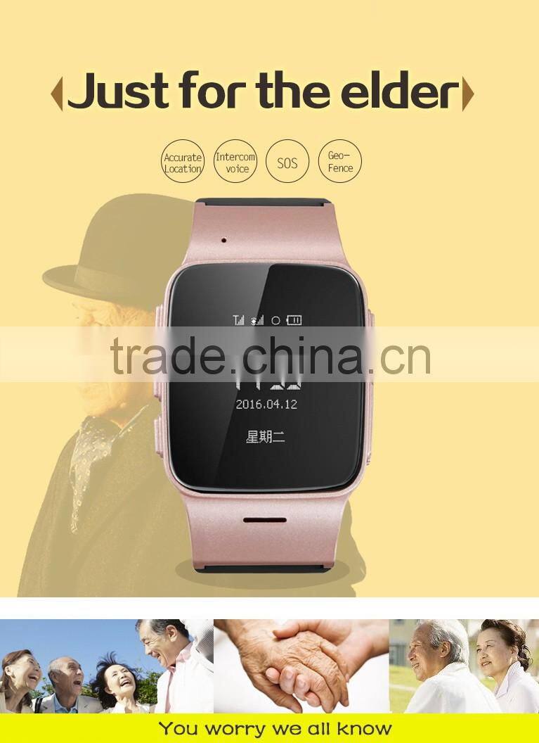 OLED Smart GPS Tracker Watch D99 GPS GSM WiFi Android Smartwatch Phone for Elder