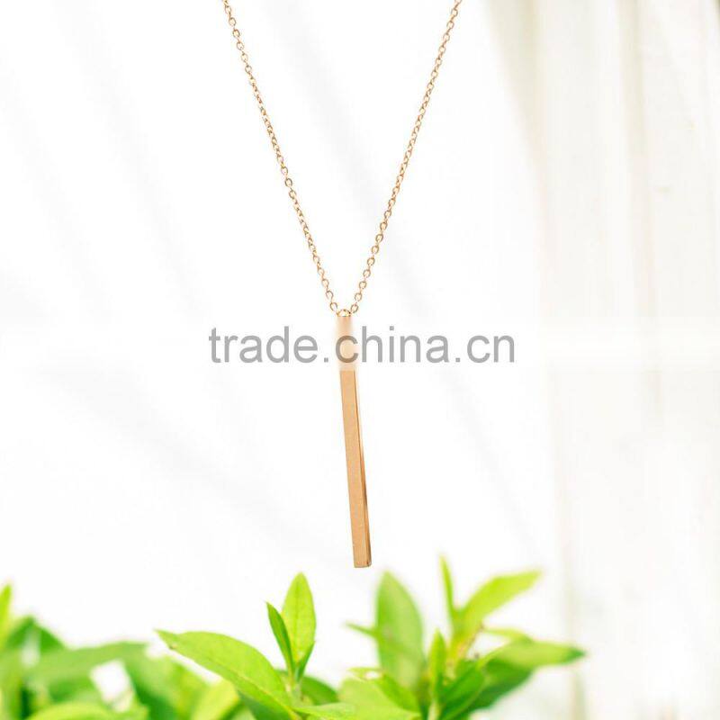 Best Selling Products Custom Long Bar Pendant for Girls