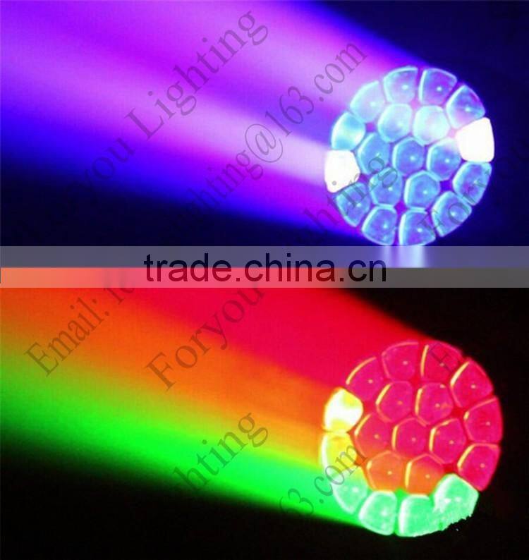 Golden Clay Paky A.LEDA K10 Rotate Kaleido Pixel Beam Zoom Wash 19pcs 15W RGBW 4 IN 1 LED Be Eye Moving Head Beam