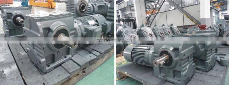 High Quality GUOMAO GS Series helical worm transmission gear for crane and hoists