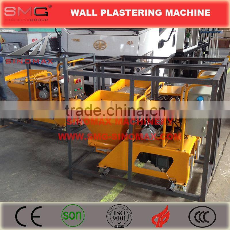 WET MIX! Cement Mortar Rendering Machine Plaster Machine Spraying Pump for sale in Viet Nam in Indonesia in Malaysia in China