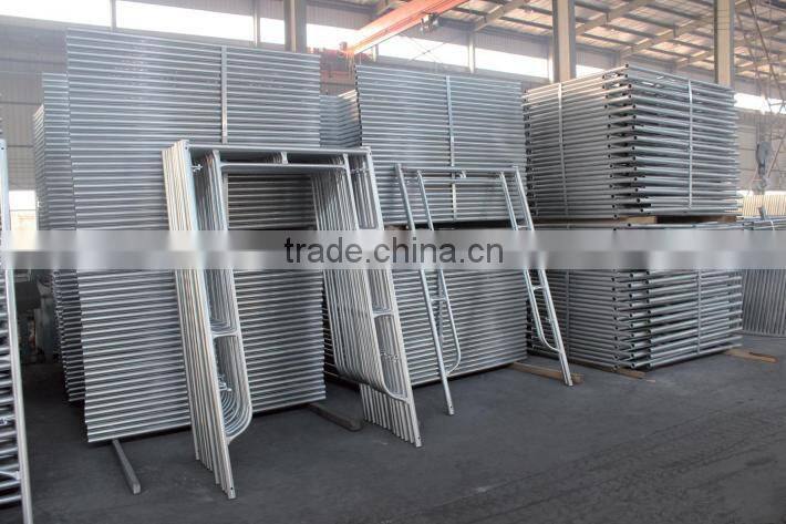 Hot dip galvanized A/H frame scaffolding