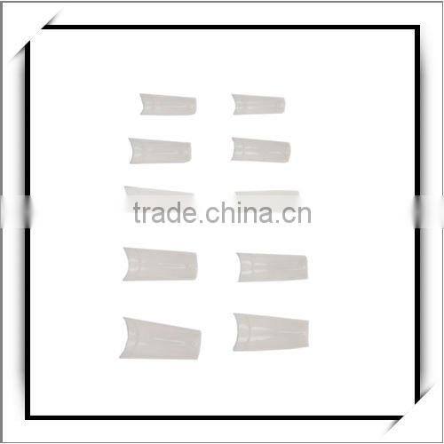 500Pcs White Acrylic French False Nail Half Tips With Box