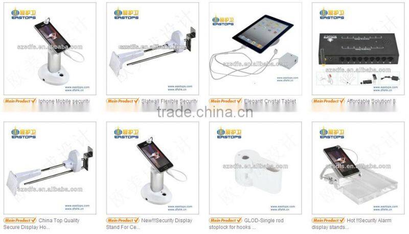 2013 Promotion!! Anti lost mobile phone secure display stand smart phone secure holder alarm