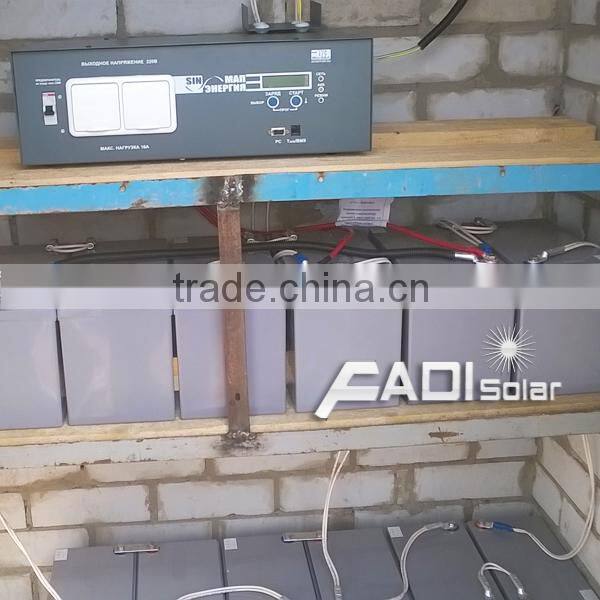 2KW Off Grid Solar Power System, Solar Kit System for Portable Generator System (FD-OFF/PSS-2KW)
