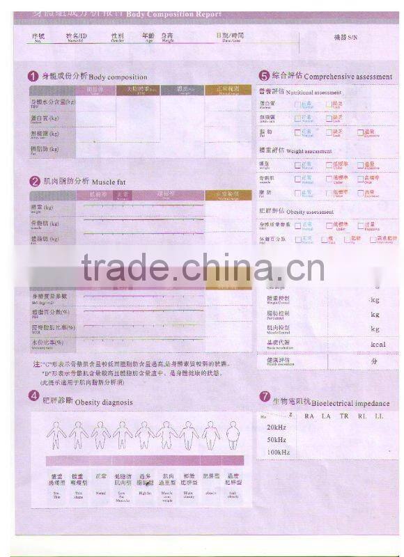 Personal care beauty equipment body elements analyzer(OB-HA 01)