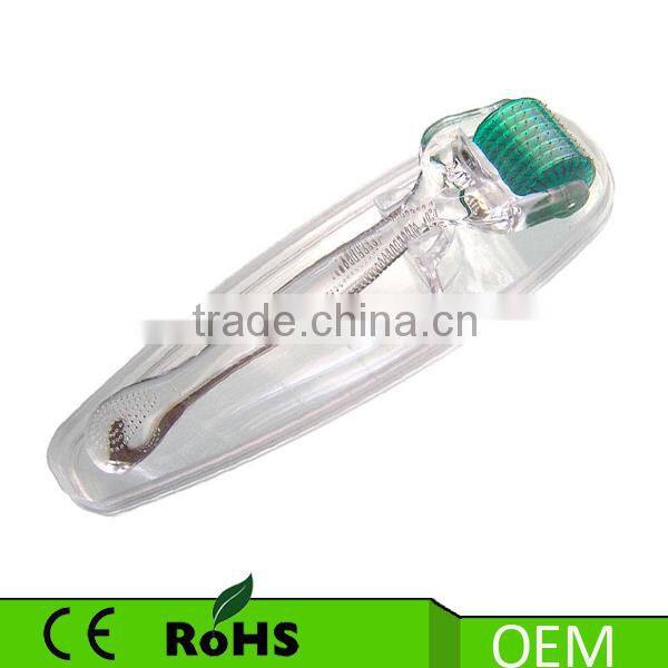PREMIUM Derma Roller 540 White Handle with Blue head Surgical Stainless Steel Microneedle Roller for Face and Body