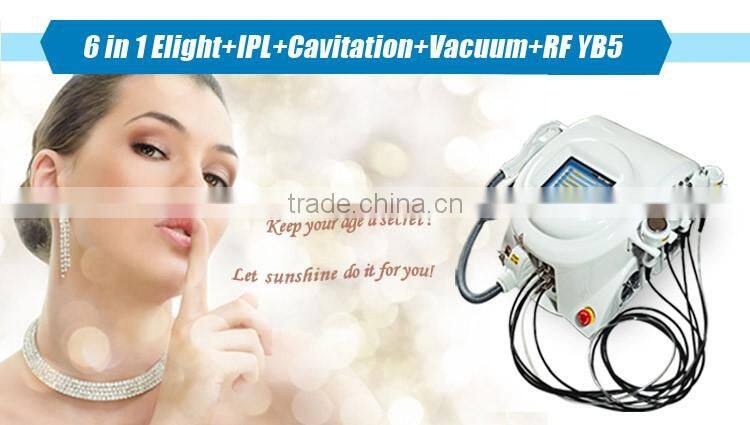 hot sale!!! cavitation rf vacuum slimming machine with multifunction 6 in 1