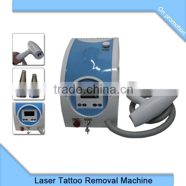 2015 best seller Portable all color tattoo removal ND YAG q switched Laser machine price D006