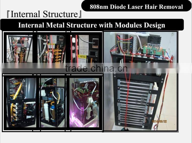 stationary 808nm diode laser hair removal machine with CE approved DL6