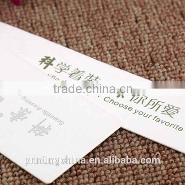 Professional jeans hang tags in Dongguan factory