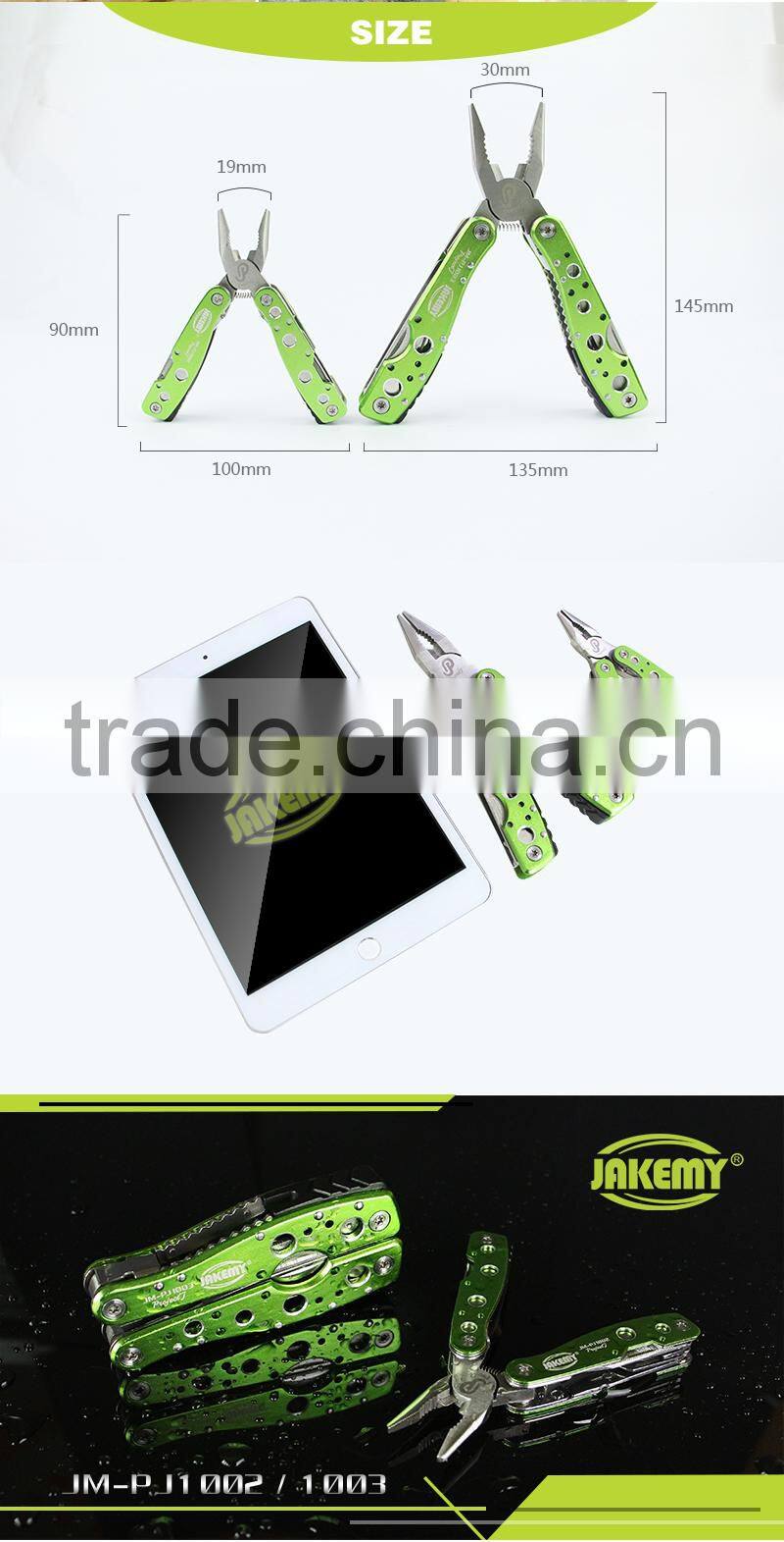 Hot sale stainless steel multifunction plier for out door activity