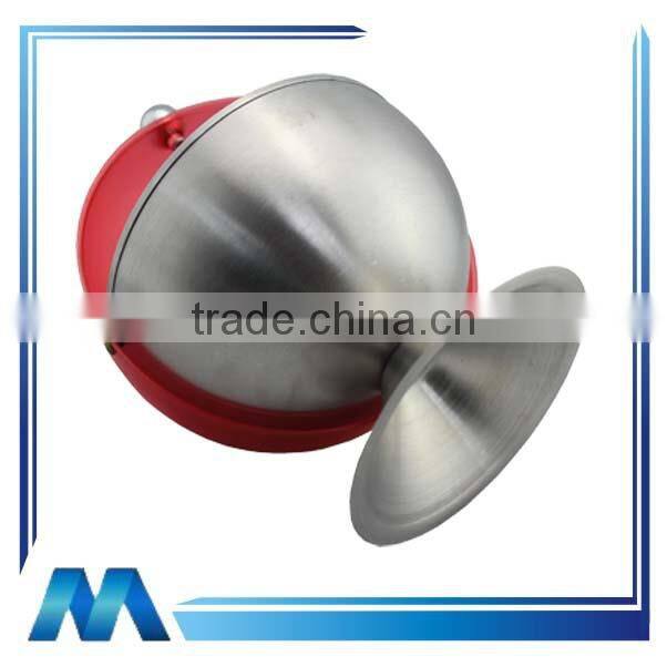 round shape stainless steel sugar jar