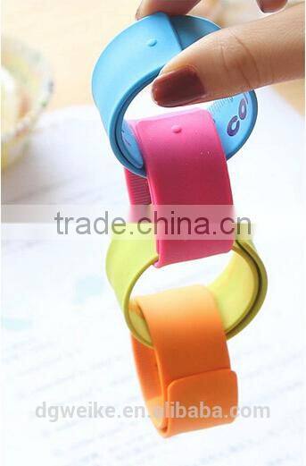 Drafting Silicone Slap Ruler Wristbands,Silicone Slap band with ruler