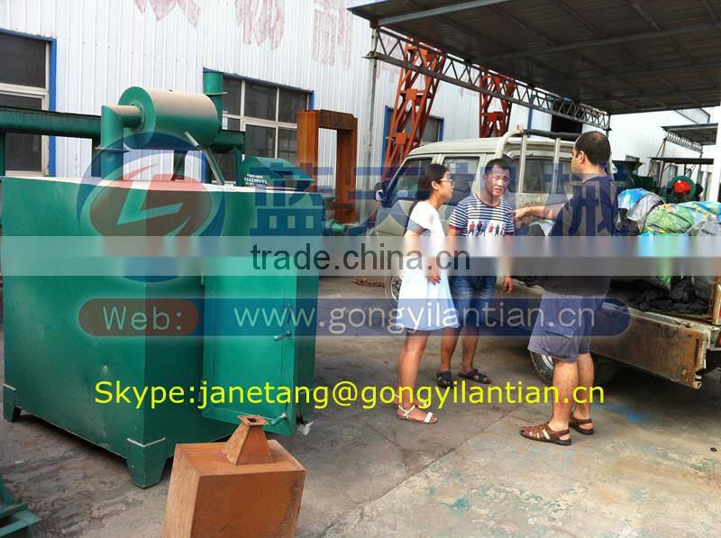 Round square factory price wood charcoal stove coconut shell carbonization furnace