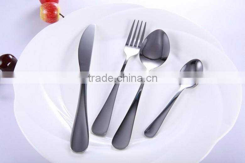 Hight Quality Novelty stainless steel cutlery dinner set, cartoon nativity set