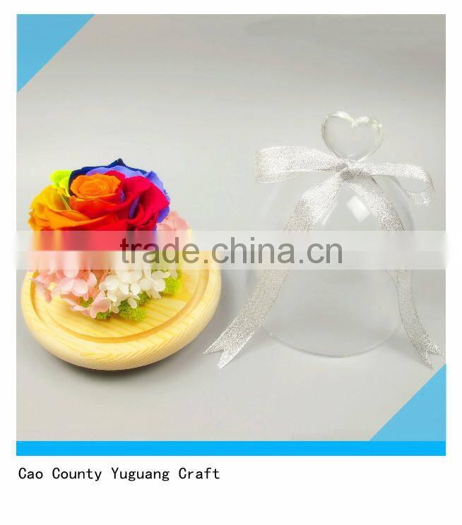 natural pine wood flower plate