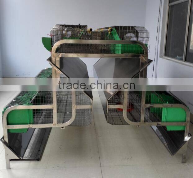 automatic feeding 304 stainless steel rabbit cage