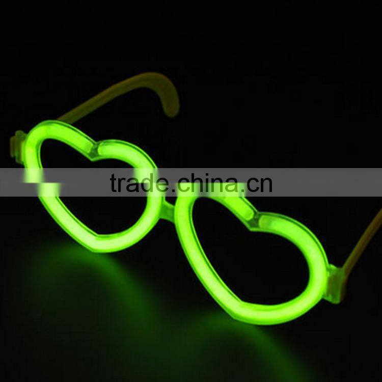 Party Toys With Fun Glow Heart Glasses(EN71, ASTM F963)