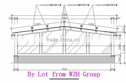 Waterproof Car Garage with steel structure