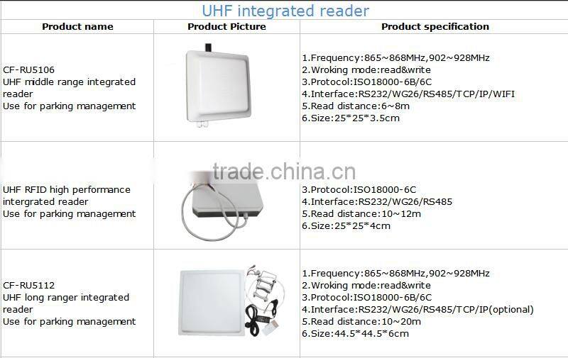 with 7dbi antenna bulid in 860-960mhz passive rfid reader