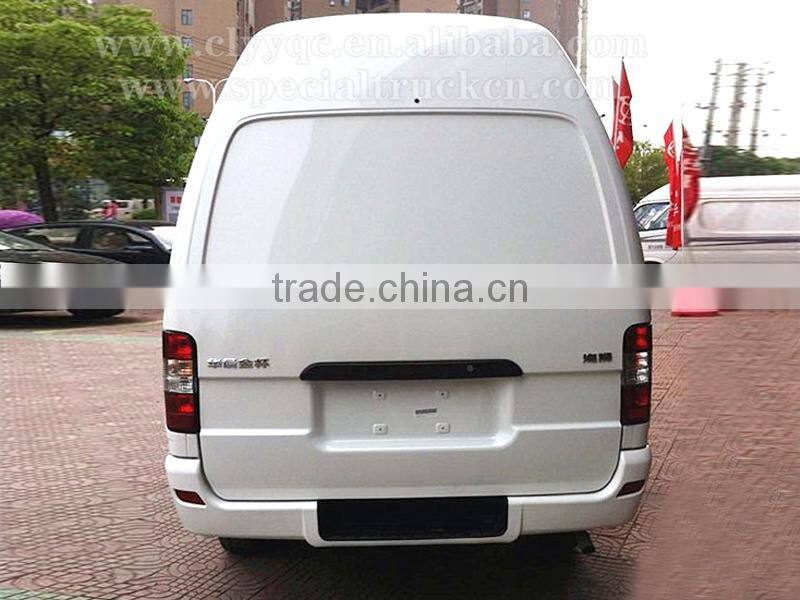 Jinbei 4X2 new refrigerator truck mini refrigerator van for sale