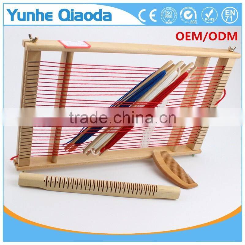 China factory customize ODM OEM knitting toy wooden weaving loom