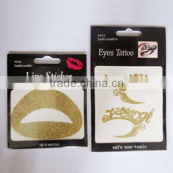new item eye lip Nail tattoo sticker