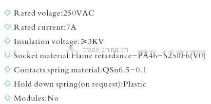 HEIGHT Hot Sale PYF08A Relay Socket /8 pin Relay Socket/General relay socket with High Quality Factory Price