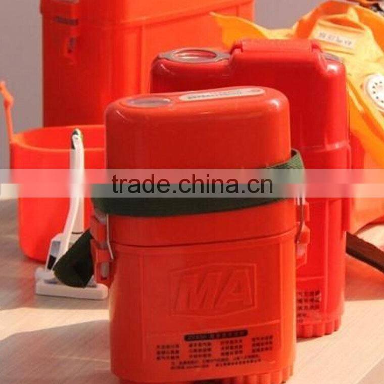 Shandong China Coal ZYX60 isolated compressed oxygen self-rescuer with CE certification