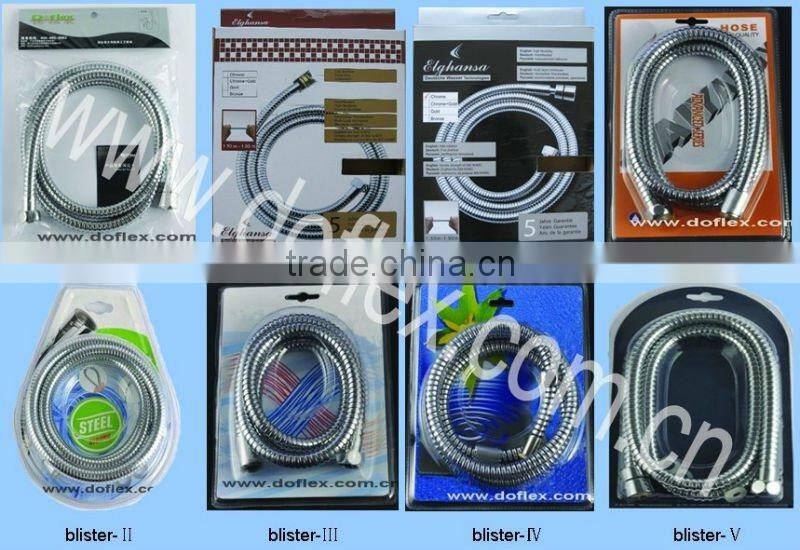 Stainless steel flexible shower hose connectors