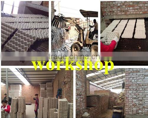 Pulp color egg trays/ paper open egg trays for sale