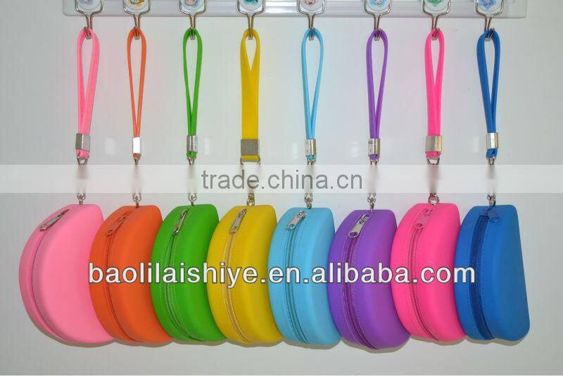 12colors stock!!! Fashion silicone rubber handbag for lady