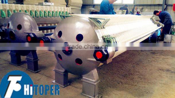 High quality cast iron chamber type automatic filter press