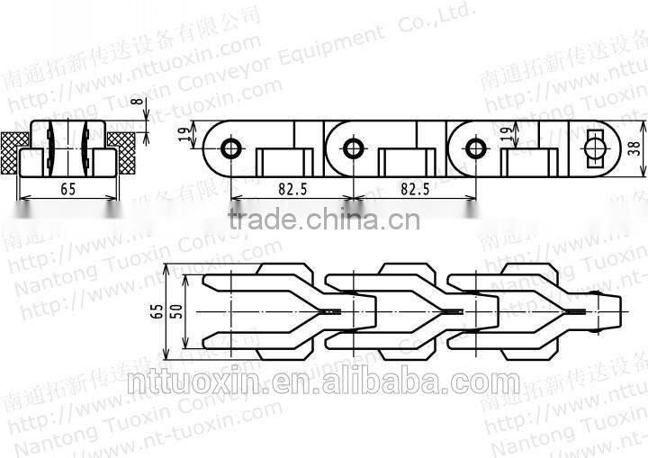 2800TAB-0 Case Chains,case conveyor chains