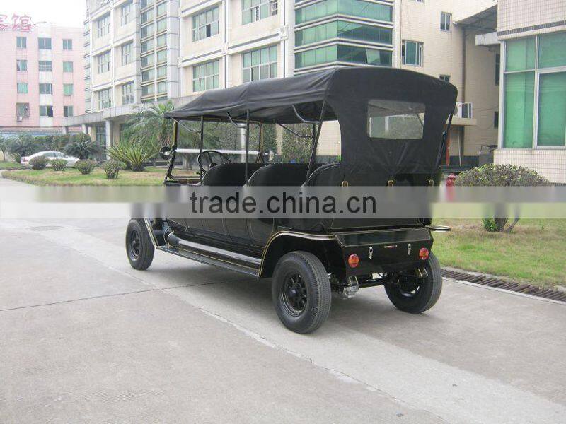 Antique private 8 seat royal sightseeing resort electric passenger golf cart