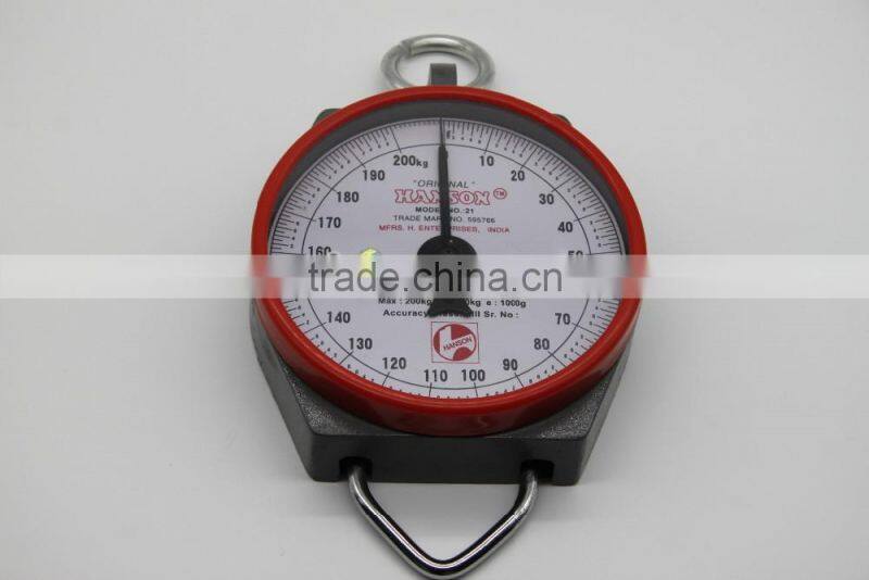 hanging portable mechanical spring luggage scale