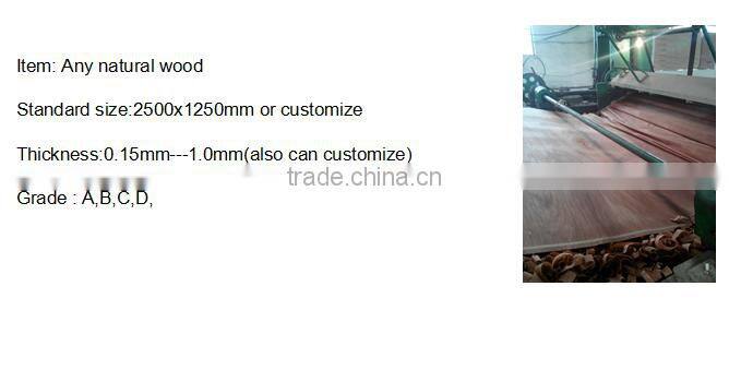 Wood veneer factory Natural Wood okoume Veneer for Flooring