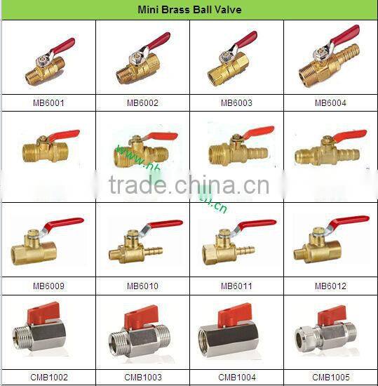 level handle forged full bore brass ball valve CW617N