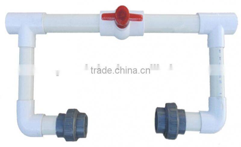 Easy connector Irrigation system fitting Fertilizer Injector equipment with ball valve