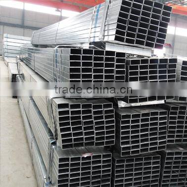 100*300*4.5mm HOT dipped galvanized square steel pipe GI square steel tube