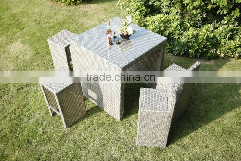 outdoor rattan bar stool wicker bar furniture 7816-1