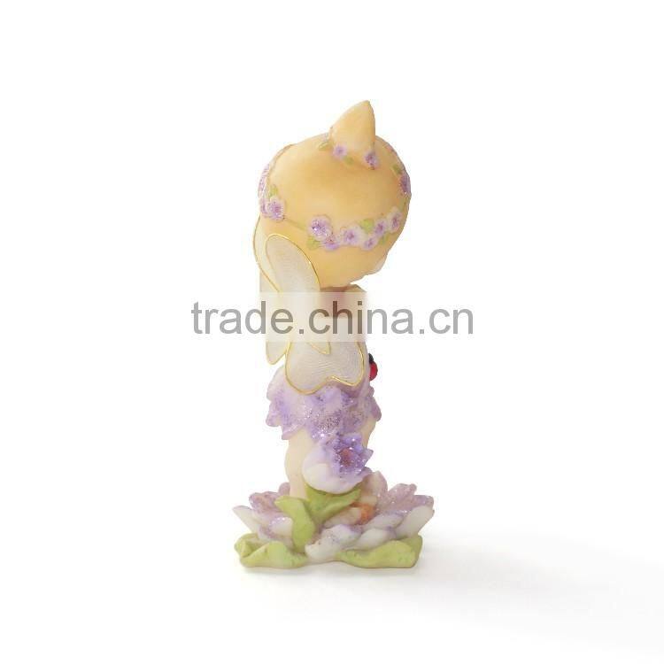2016 polyresin material decorative music angels