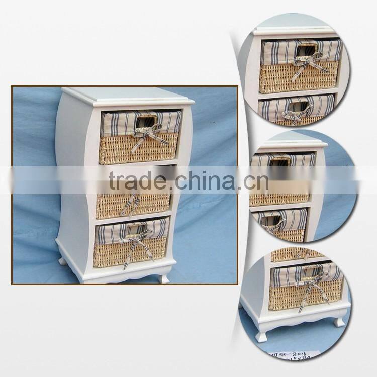 Wooden Cabinet Furniture With 3 Drawers