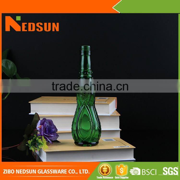 New design glass unique wine bottles OEM welcome