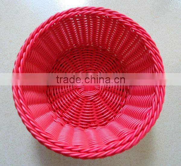 2016 wholesale poly rattan bread basket for sale