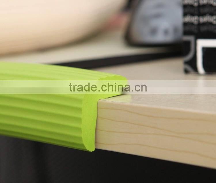 M024 safety baby product rubber plastic stripe L edge protector,corner edge guard