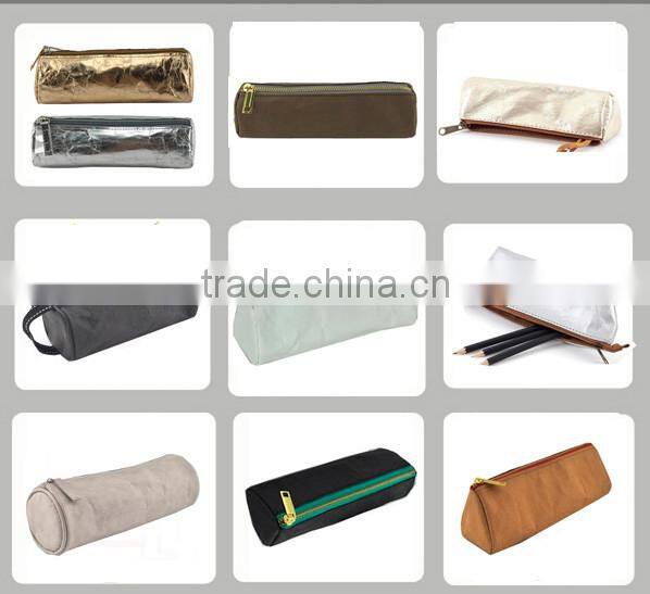 environment kraft paper pencil bag durable recycle pencil case