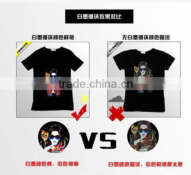 Hot automatic small a3 t shirt printer