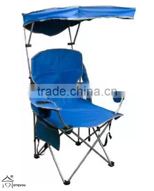 low sand beach chair with sunshade